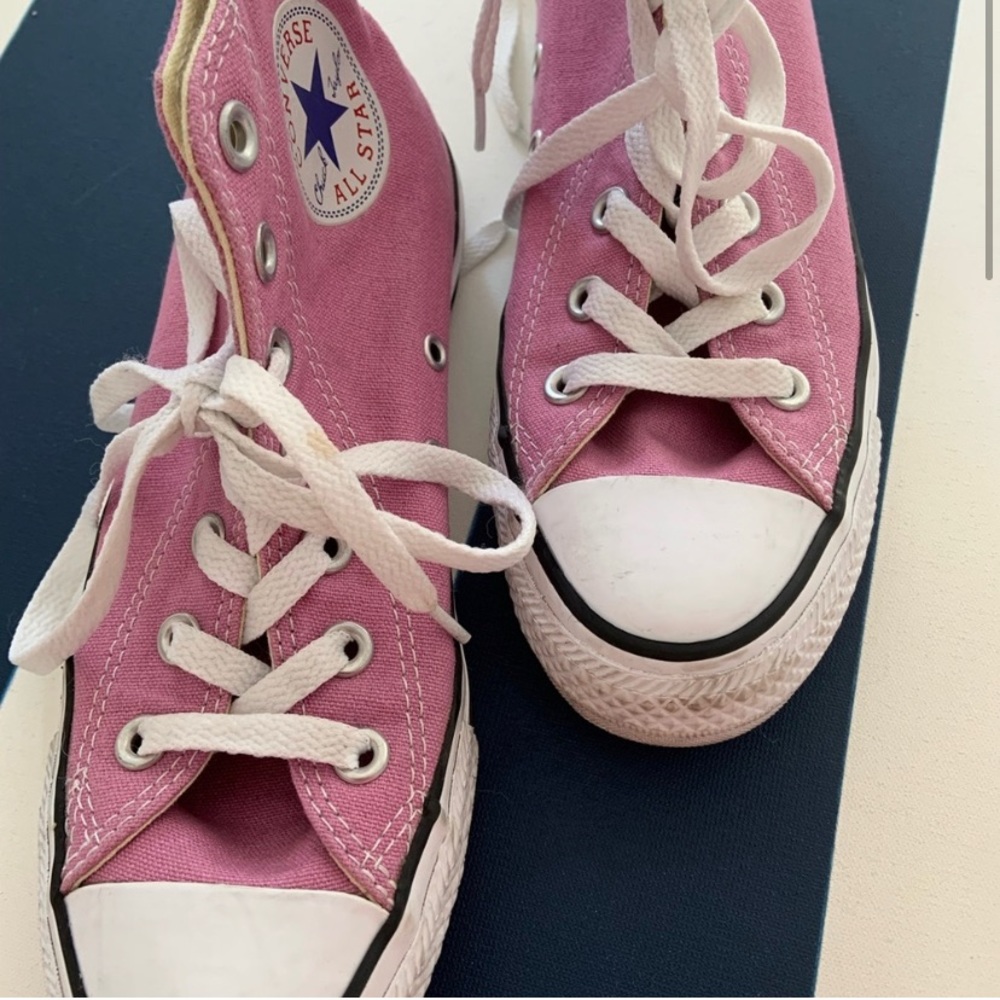 Pink High Top Converse